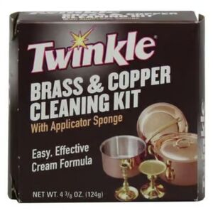 Twinkle No Scent Brass and Copper Cleaner 4.4 oz Cream, Retail Price $7.99 USD